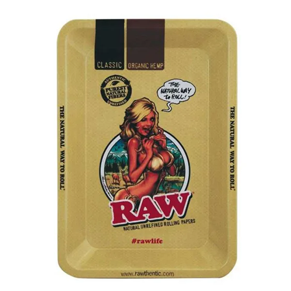 Bandeja Metal 18x12.5 cm. Raw Girl de RAW