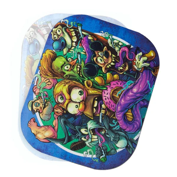 . Iman Nevera Tapa para Bandeja Metal 18x14 cm. G-Rollz Smoking Cartoons de G-Rollz