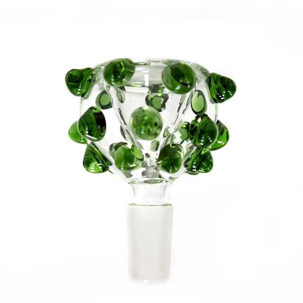 Cazoleta Cristal 14 mm. Green Drops