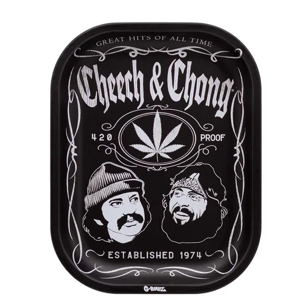 Bandeja Metal 18x14 cm. G-Rollz Cheech & Chong Gratest Hits de G-Rollz