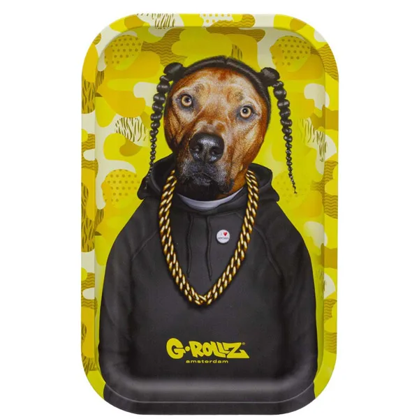 Bandeja Metal 27x16 cm. G-Rollz Pets Rock Rap de G-Rollz