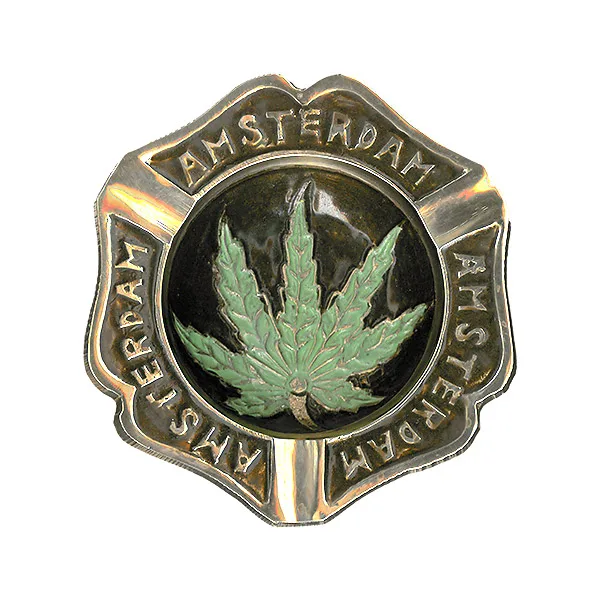 Cenicero Bronce Amsterdam Leaf  90 mm.