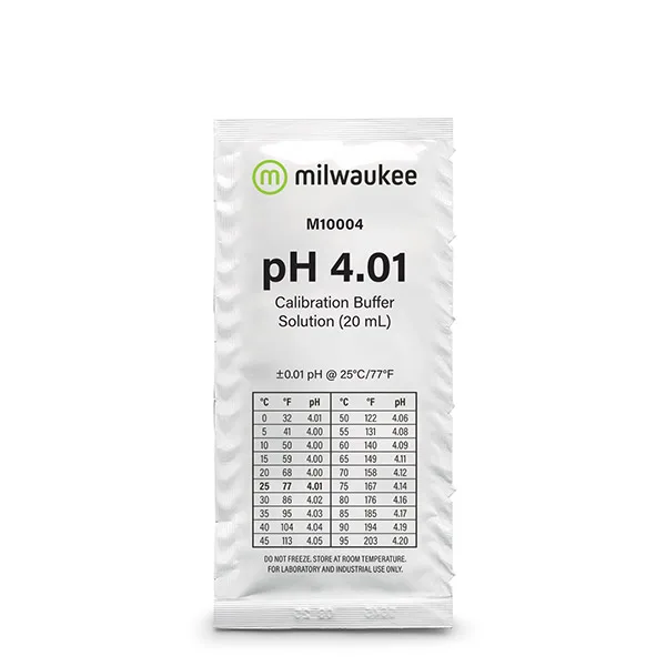 Calibrador Milwaukee Ph4 Sobre 20 ml. x 25 ud.