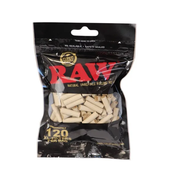 Filtros Raw Tips Celulosa Black Slim XL 6x20 mm. 120 ud. de RAW