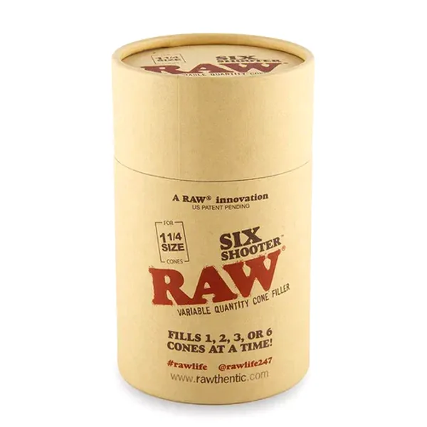 Rellenadora de Cones Raw Six Shooter 1.1/4 de RAW