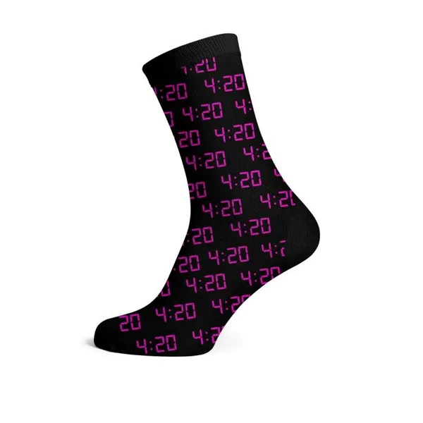 Calcetines Cannabicos Mujer 420 Black