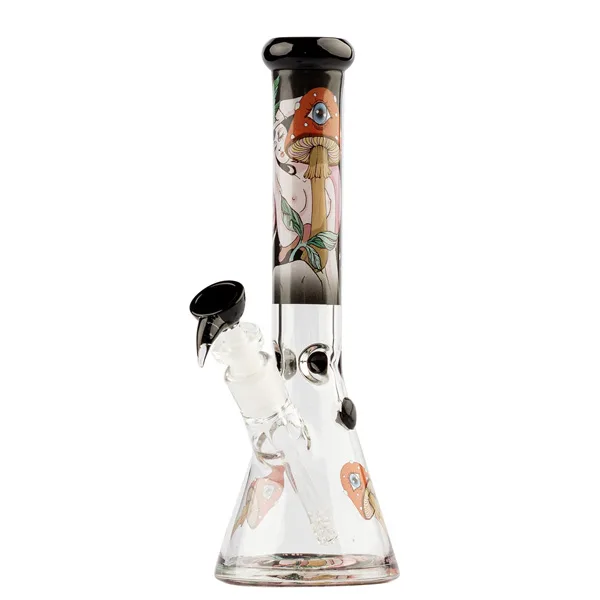 Bong Cristal Ice Mushrooms Lover 30 cm.