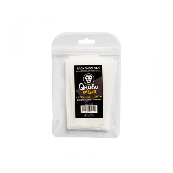 Bolsa Rosin Press 11x5 cm. 70 um. Pack 10 ud.
