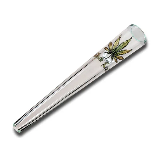 Chillum Cristal Leaf 23 cm.