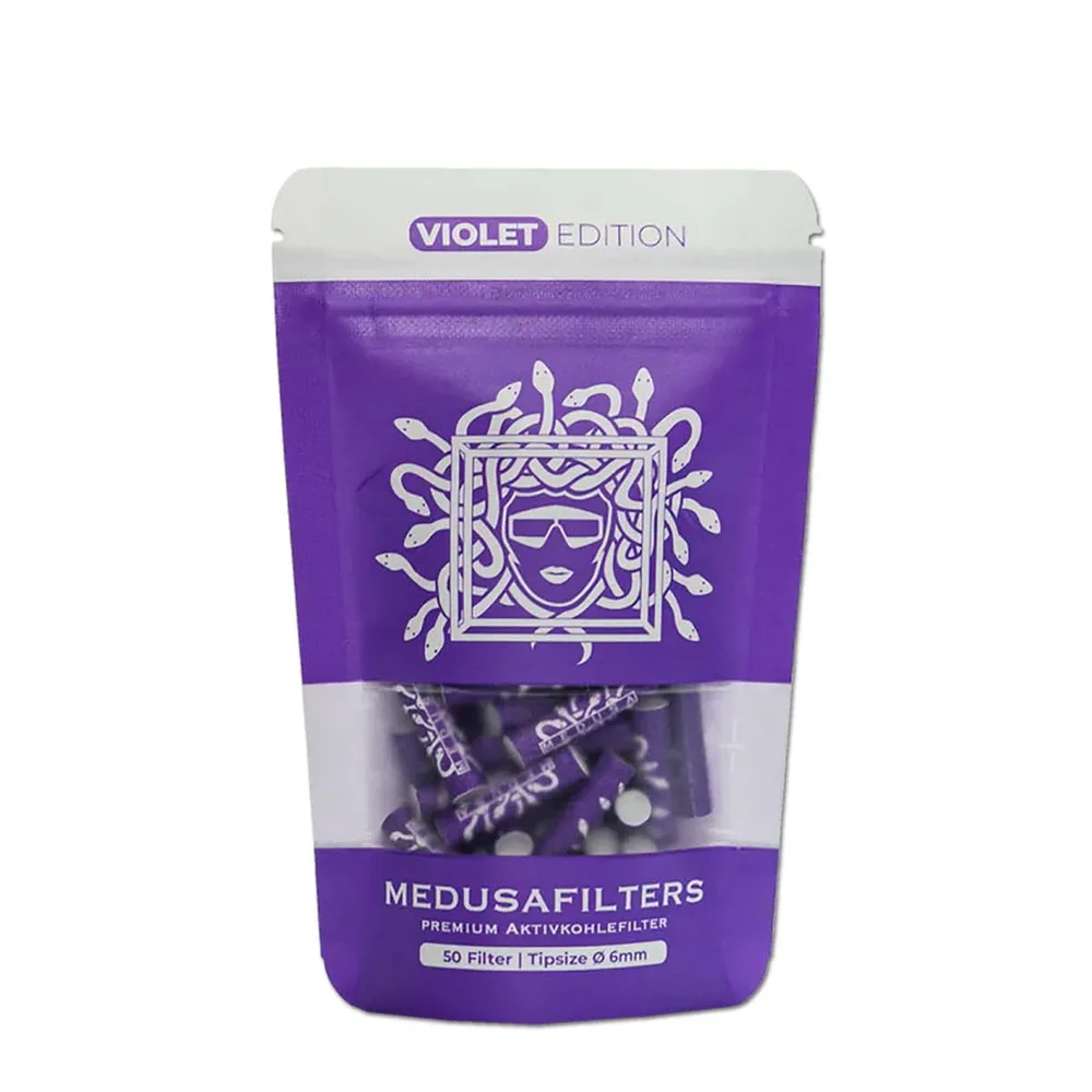 Filtros Medusa Supreme Celulosa/Carbon Activo Organic Violet 6 mm. 50 ud.