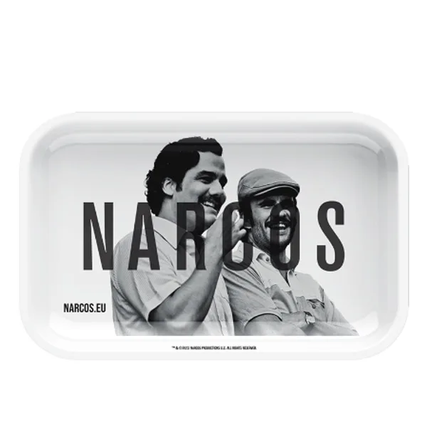 Bandeja Metal 28x18 cm. Narcos White