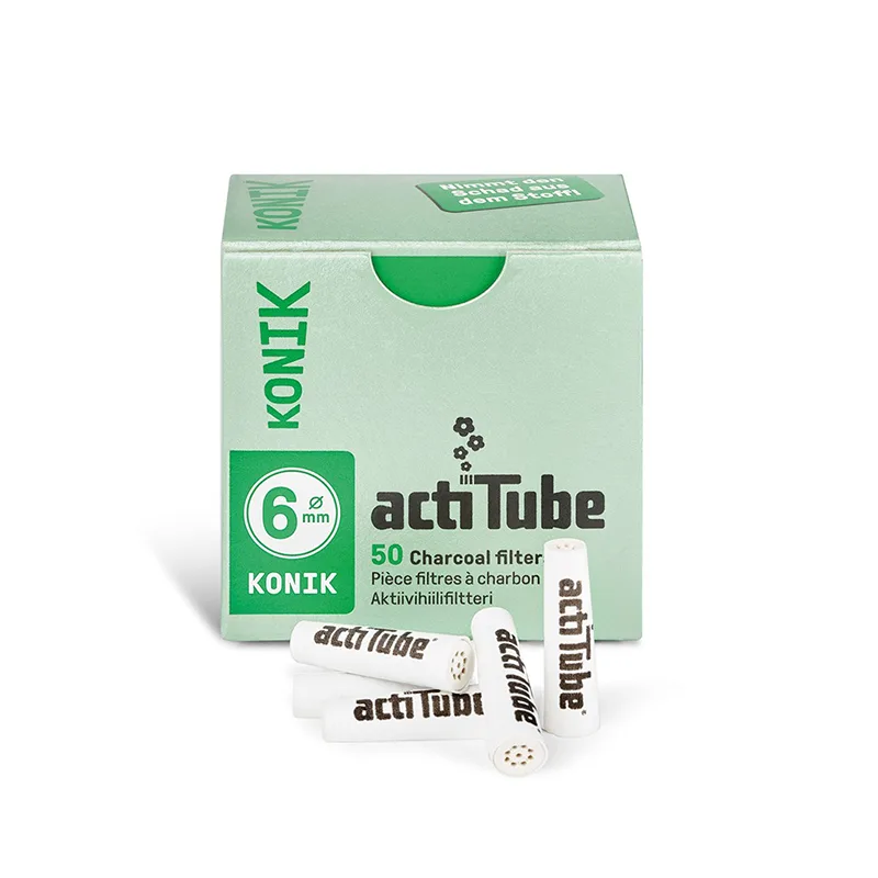 Filtros Acti Tube  Konic 6 mm. 50 ud.