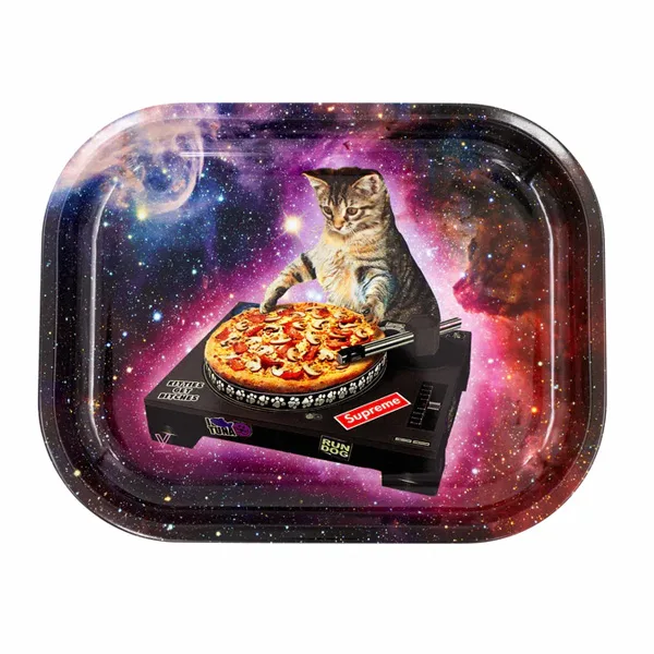 Bandeja Metal 18x14 cm. Cat Dj