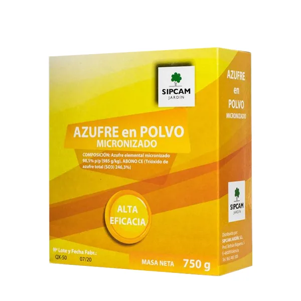 Azufre Micronizado 750 gr. Sipcam