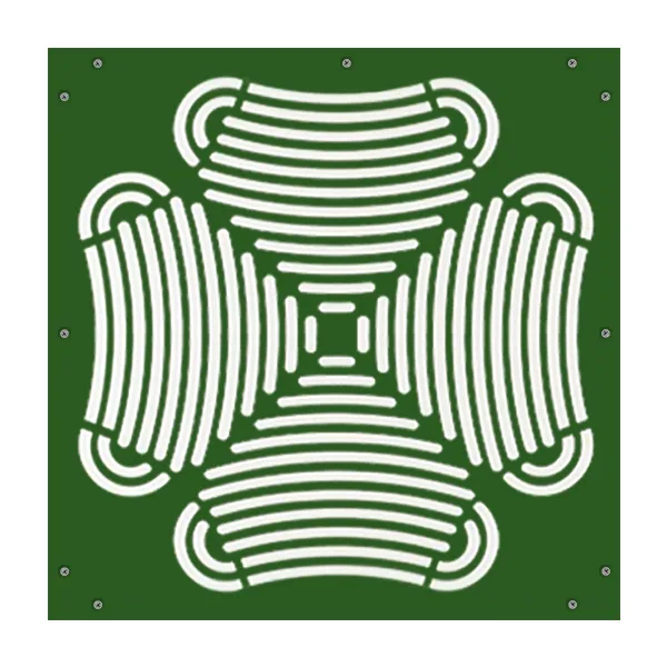 Oruga Verde Rejilla Verde 10 mm