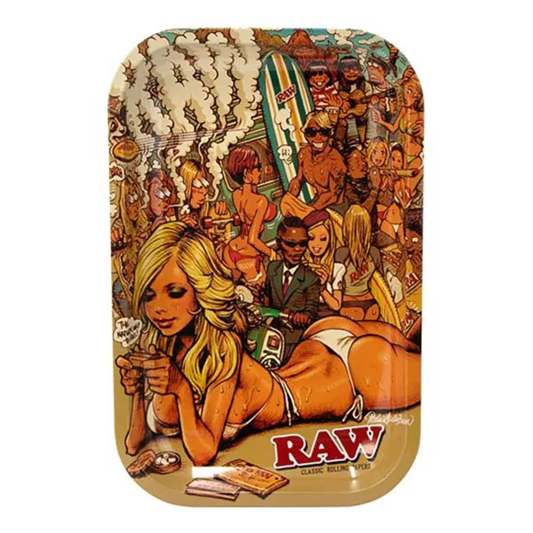 Bandeja Metal 27x17 cm. Raw Summer Beach de RAW