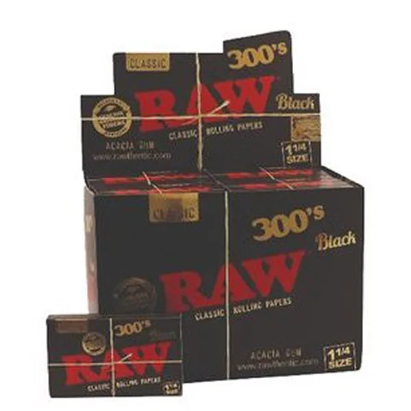 Papel Raw Black 1.1/4 Block 300 - 40 librillos de RAW
