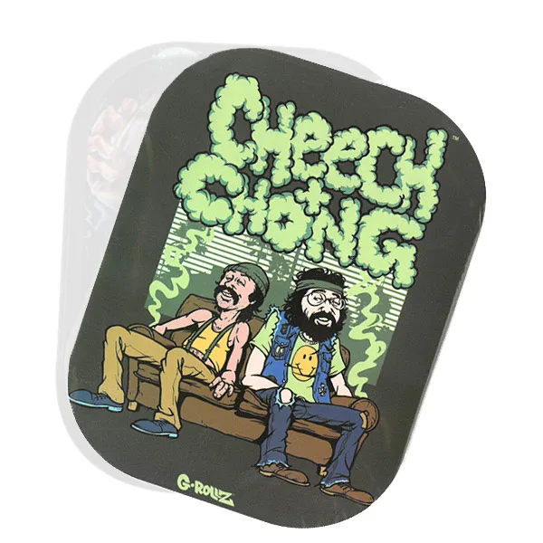 . Iman Nevera Tapa para Bandeja Metal 18x14 cm. G-Rollz Cheech & Chong In da Chair de G-Rollz