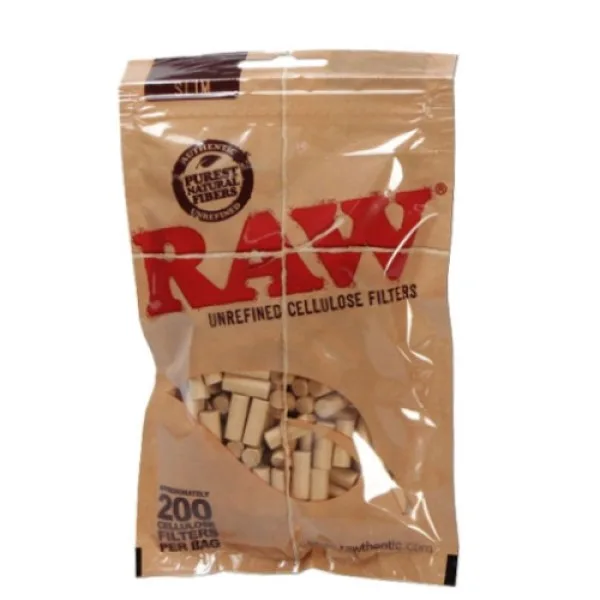 Filtros Raw Tips Celulosa Slim 200 ud. 6 mm. de RAW