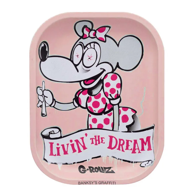 Bandeja Metal 18x14 cm. G-Rollz Livin The Dream de G-Rollz